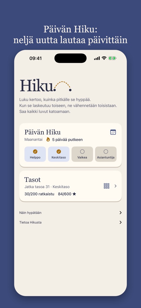 Etusivu ja Päivän Hiku